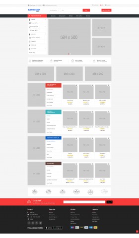 Opencart 3.x Elektroshop - Market Teması